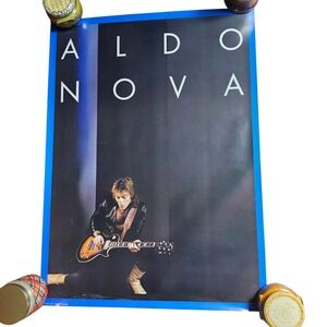 Aldo Nova Self Titled Vintage 1982 Promo Album Poster Display 24x33 CBS Rock